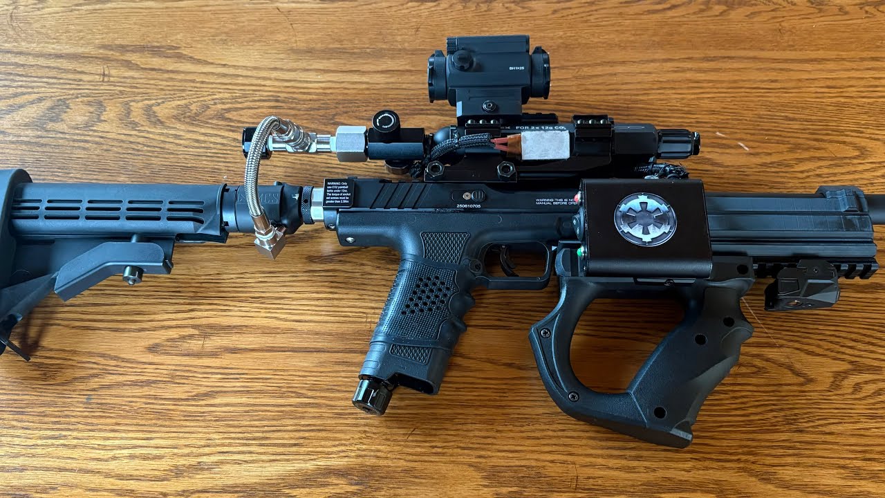 X-68 Storm Trooper build; 1100psi HPA test after drilling rear ASA adapter, o-ring replaced