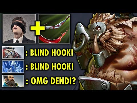 WHEN FACTOR PUDGE BECAME DENDI!! ABSOLUTELY BLIND HOOK GOD IN 7.26 | GENIUS PUDGE