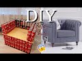 SEE HOW I TURNED COCA COLA CANS INTO A SOFA CHAIR DIY CHAIR