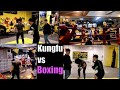 Two Kungfu Guys Challenge Professional Female Boxer