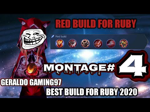 The reason why Ruby players are so scary/ The execut God/ Red build for Ruby! GeraldoG97 MLBB