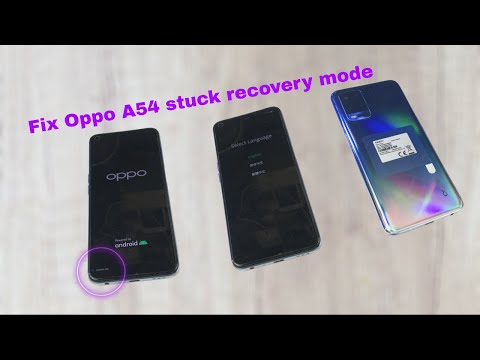 How to fix oppo A54 stuck recovery mode,Restoration Broken phone oppo