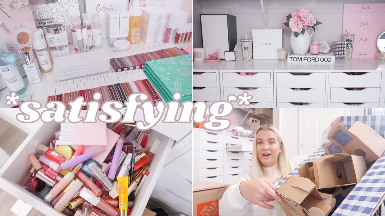 EXTREME MAKEUP ORGANIZATION! *clean with me* |Paige Koren