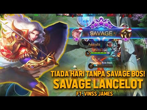 LANCELOT SAVAGE LAGI ! GAMEPLAY SAVAGE SETIAP HARI GA ADA OBAT - Mobile Legends