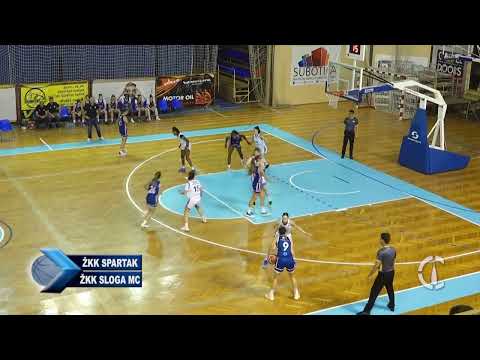 SPORT - ŽKK Spartak - ŽKK Sloga MC - 01.10.2023.