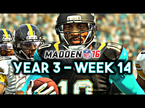 Madden 16 Jaguars Connected Franchise Year 3 - Week 14 vs Steelers - Ep.56