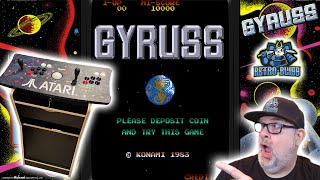 GYRUSS Gameplay on an ATARI Dual Fight Stick! Let's Go!