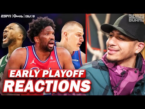Early Playoff Reactions 👀🙌 | Numbers on the Board