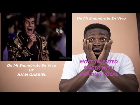 Juan Gabriel - De Mi Enamórate ( En Vivo [Desde el Instituto Nacional de Bellas Artest]) REACTION