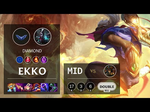 Ekko Mid vs Cassiopeia - EUW Diamond Patch 12.1