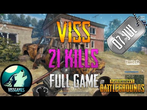 PUBG | Viss - 21 Kills | Jul 07 (Full game)