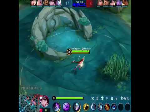 ML PRO MOVES 488 (Lesley Top 1 Global Offlane Monster Outplay The Enemies!)