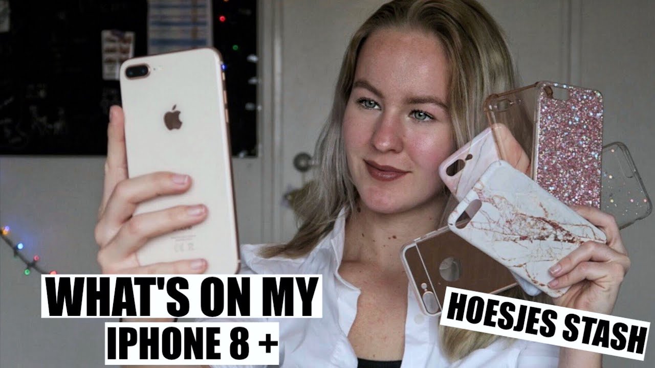 WHAT'S ON MY IPHONE 8 PLUS 📱+ HOESJES STASH 😍 | ThingsJuliaLoves ❤️