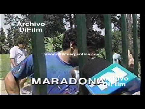DiFilm - Promo Telenoche - Maradona dispara a Periodistas (1994)
