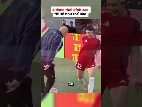 Zidane 53 tuổi vẫn hành cầu thủ như thường #football