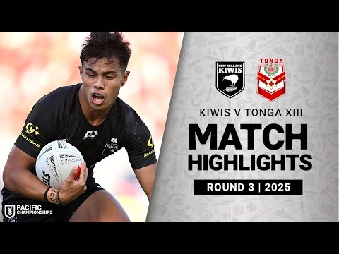 NRL Highlights | 2025 Pacific Championships | Kiwis v Tonga XIII | Match Highlights | Week 3