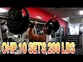 OHP 10 SETS 200 LBS