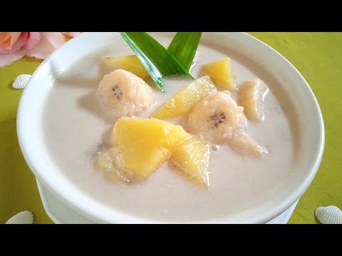 Matamis na Kolak na Saging at Kamote