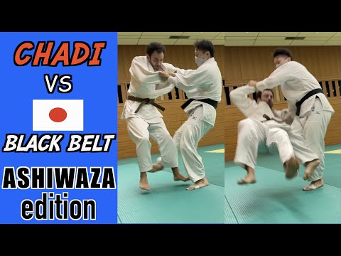 Chadi vs Japanese Blackbelt   :Ashi waza edition.