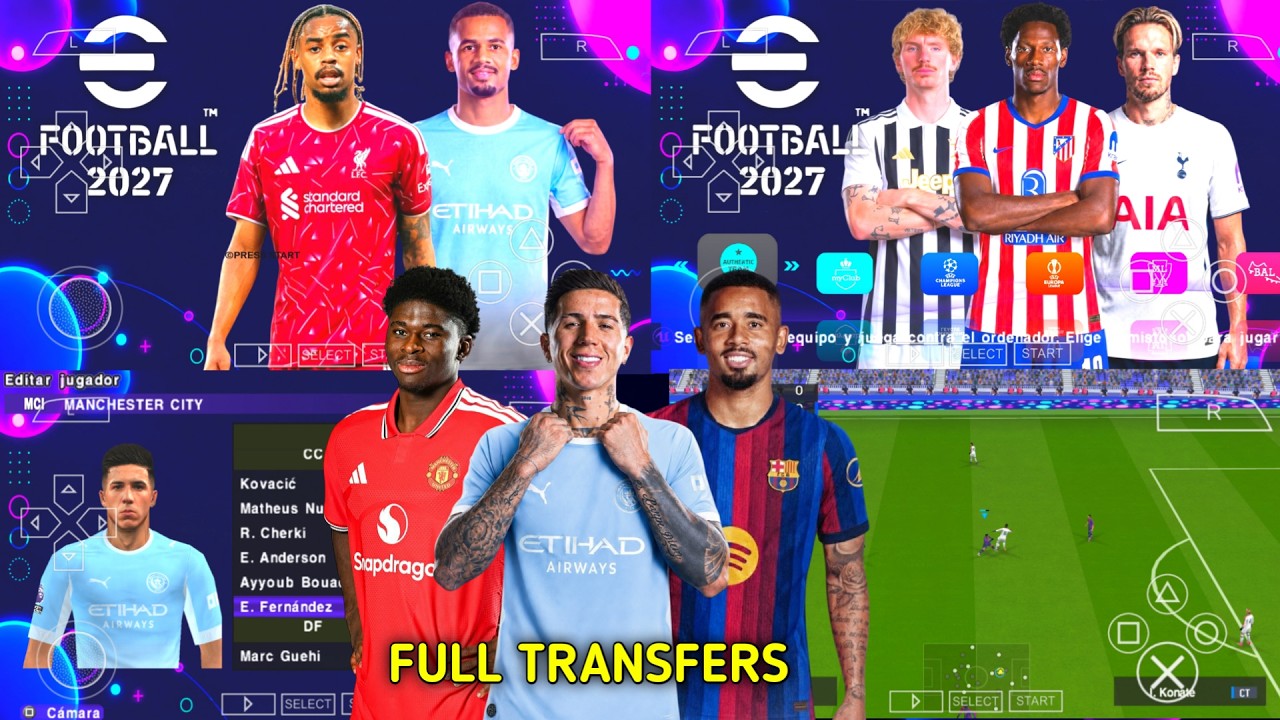 eFootball PES 2027 ISO PPSSPP V2.2 Download Android PC