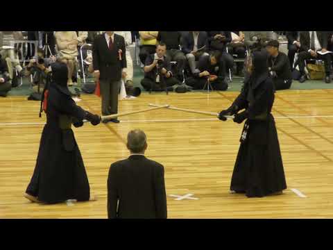 17th All Japan 8-dan Kendo Championships - QF3 - Matsumoto Masashi vs. Hayashi Satomi