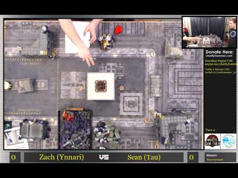 Charity Hammer Stream 1 Game 12 - Zak Nelson (Ynarri) vs Sean Morgan (Tau)