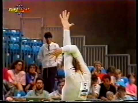 🥇 Svetlana Boginskaya (URS) FX EF 10.000 1989 European Championships