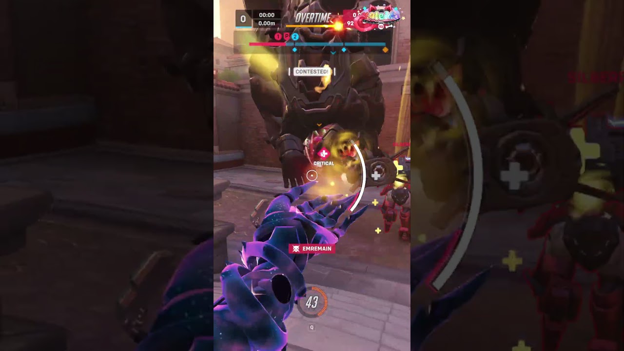 Ignored the whole team just to right click their Mercy like it was personal 💀 #overwatch #overwatch2