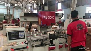 Máy Đục Mộng Âm Cnc 3 Trục Dao , Máy Làm Mộng Cnc 3 Dao , Mộng Âm Cnc 3 Đầu Trục | Máy Làm Mộng