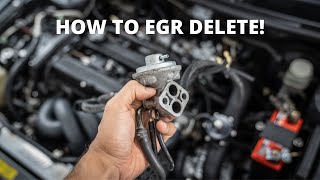 How to remove/delete the EGR system on your EVO!