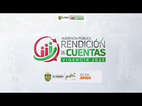 Audiencia pública de Rendición de Cuentas 2025, transmitida EN VIVO  - 09:36 a.m.