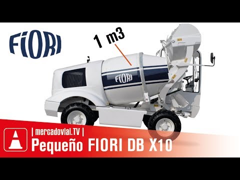 FIORI DB X10 Self-Concrete Mixers | 1 Cubic Meter | Viales Group