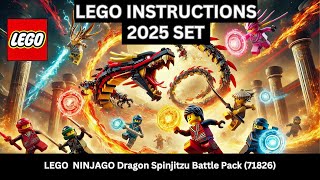 LEGO INSTRUCTIONS: NINJAGO Dragon Spinjitzu Battle Pack (71826) Build & Review 🐉⚔️ Spinning Battles