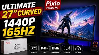 Ultimate 27" 1440p  165hz Curved Gaming Monitor : 165Hz PIXIO PXC277A