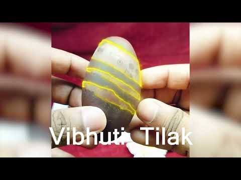Vibhuti (sacred ash) Tilak Tripundra Shringaar Shiva Mahadeva Shiva Lingam Shivling video