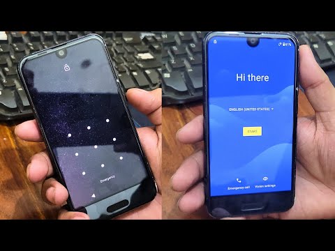 How To Hard Reset Aquos R Compact SHV41 Remove Screen Lock - how to hard reset aquos shv41
