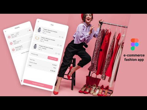 e-commerce fashion mobile app (Add to cart & Shipping details page) design in figma part - 04