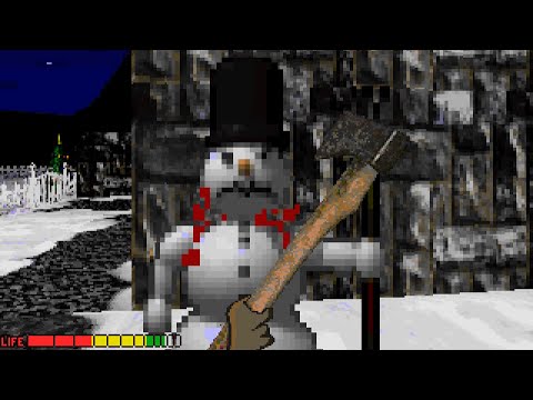 Christmas Carnage PC MS-DOS Gameplay