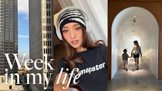 Life As A Mom | building furniture, chatty GRWM, co-parenting, cooking class, travel