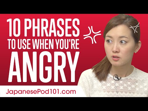 10 Phrases to Use When You're Angry in Japanese
