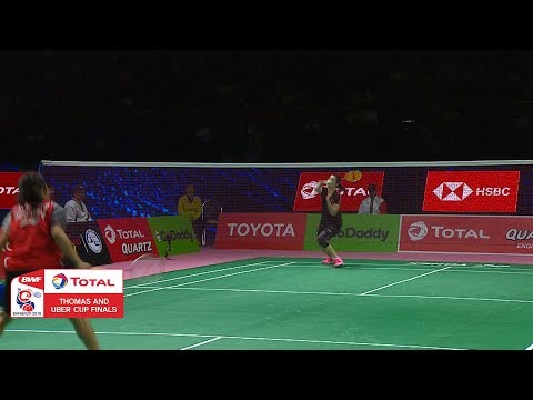 Uber Cup | Amazing drop shot by Ruselli Hartawan | BWF 2018