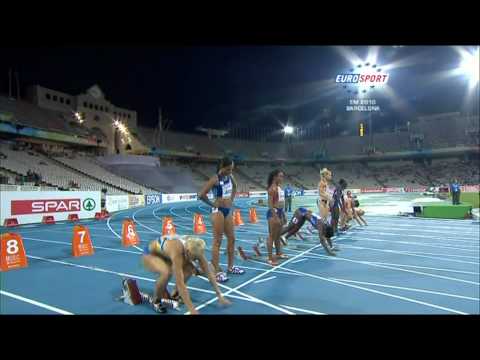 Women's 100m European Athletics Championships 2010 Verena Sailer