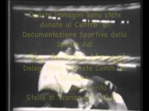 218  Boxe Sandro  Lopolopo -  Carlos Hernandez.Titolo Mondiale 1966 Palazzo Sport Roma