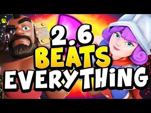 2.6 HOG CYCLE WILL ALWAYS BE VIABLE ON LADDER! - CLASH ROYALE
