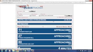 WRTA Bustracker Bus Times