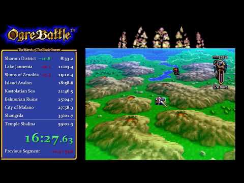 Ogre Battle Saturn Any % 56:45 (WR as of 3.14.24)