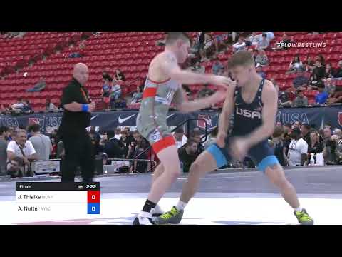 63 kg Final   Jesse Thielke, Army WCAP vs Aidan Nutter, New York Athletic Club d061