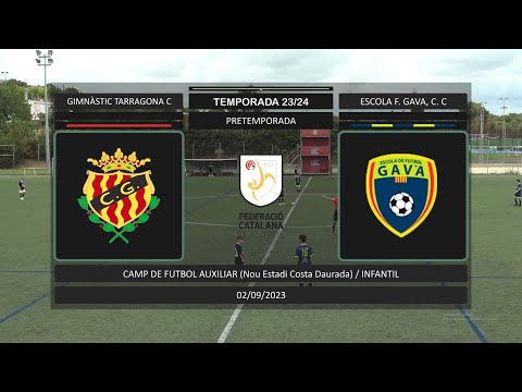 Pretemporada 23/24 - GIMNASTIC TARRAGONA, C. C - ESCOLA F. GAVA, C. C (Resumen)
