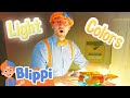 Blippi Plays With Light And Colors At The Museum Educational Videos For Kids