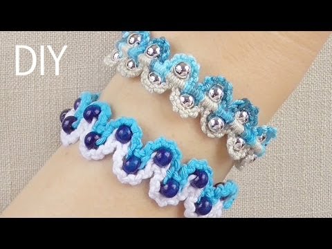 Heart Friendship Bracelet for Valentines Day DIY Tutorial